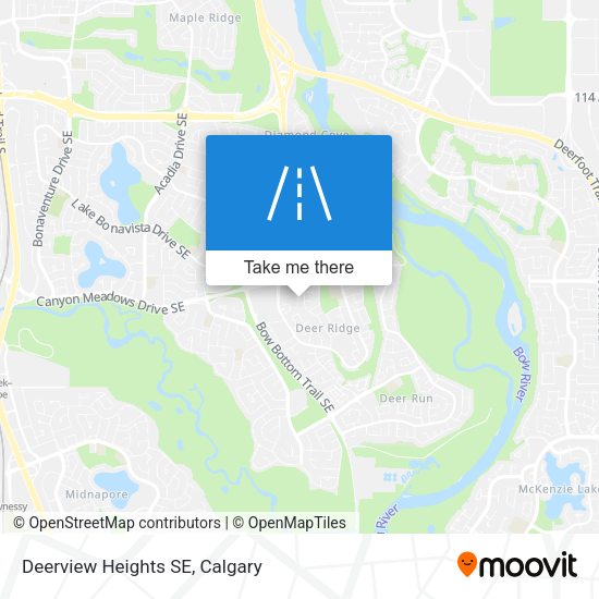 Deerview Heights SE map