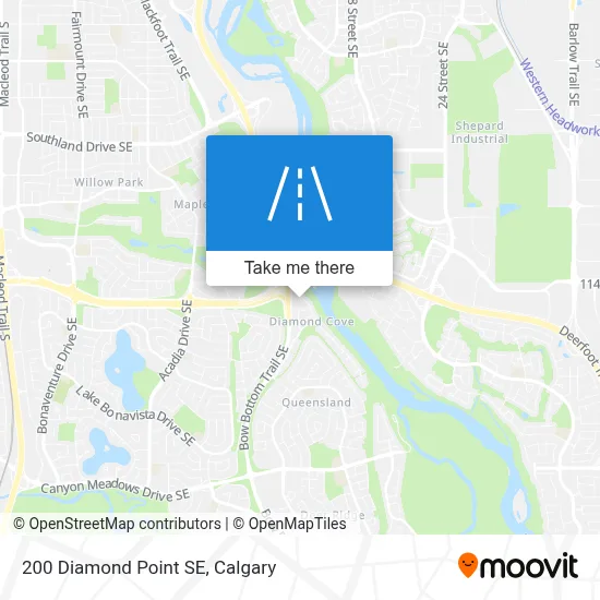 200 Diamond Point SE map