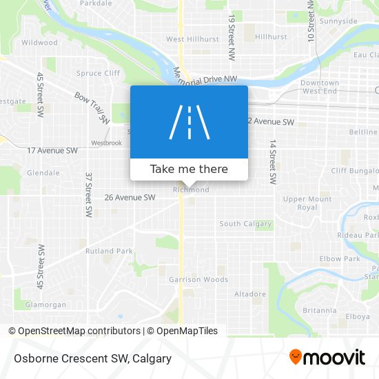 Osborne Crescent SW plan