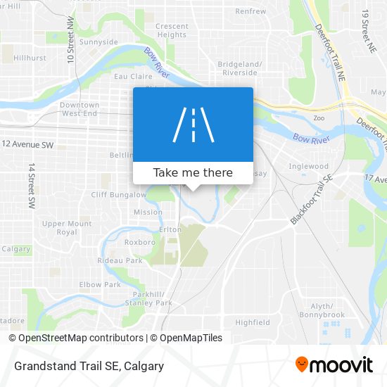 Grandstand Trail SE map