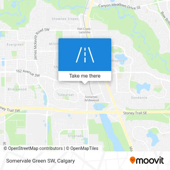 Somervale Green SW map