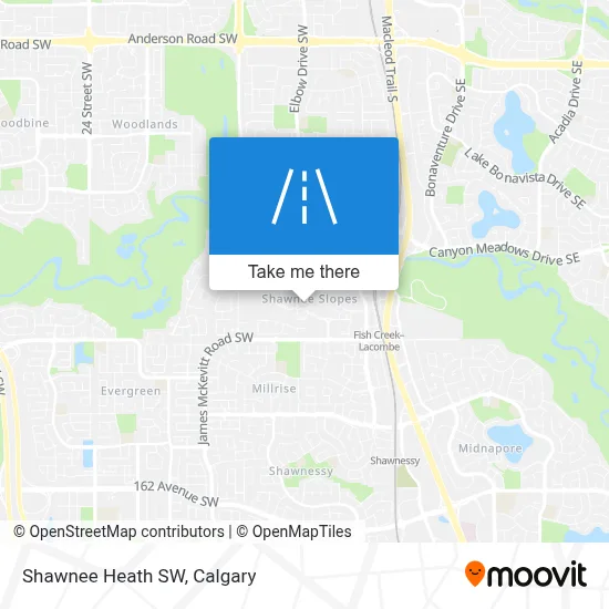 Shawnee Heath SW map
