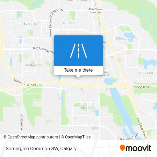 Somerglen Common SW map