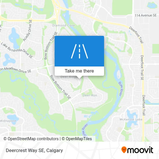 Deercrest Way SE map