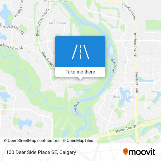 100 Deer Side Place SE map