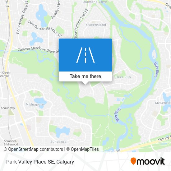 Park Valley Place SE map