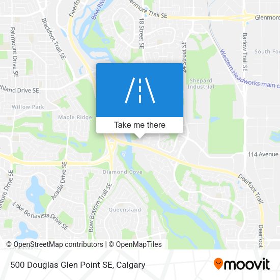 500 Douglas Glen Point SE map