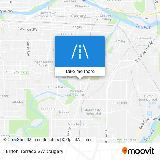 Erlton Terrace SW map