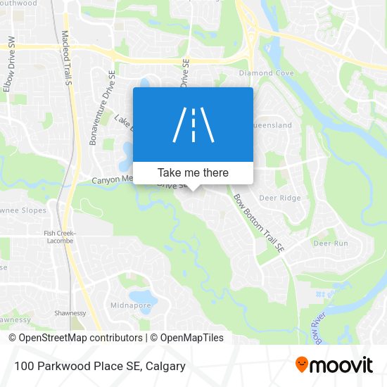 100 Parkwood Place SE map