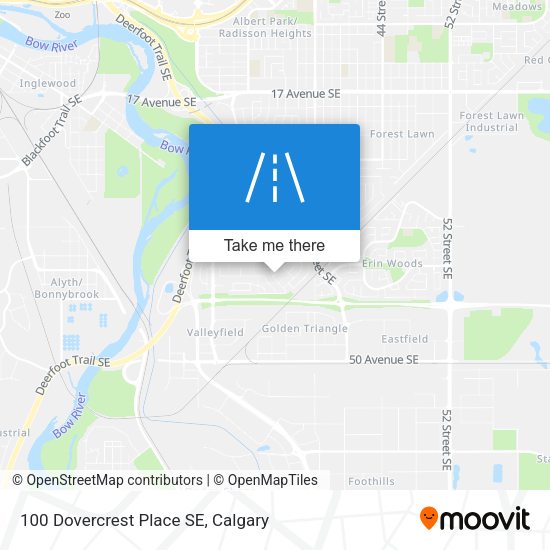 100 Dovercrest Place SE map