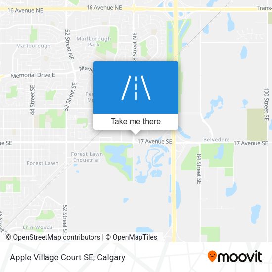 Apple Village Court SE map
