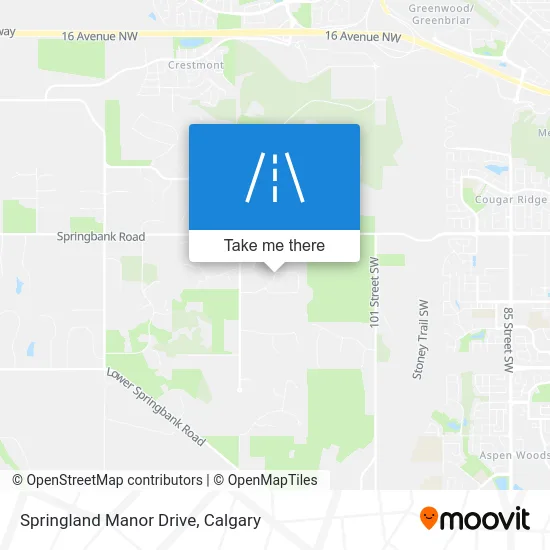 Springland Manor Drive map