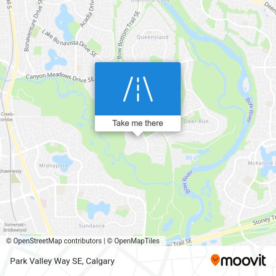 Park Valley Way SE map