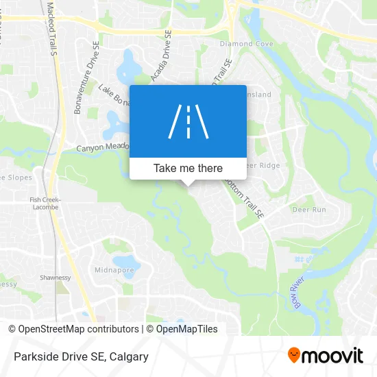 Parkside Drive SE map