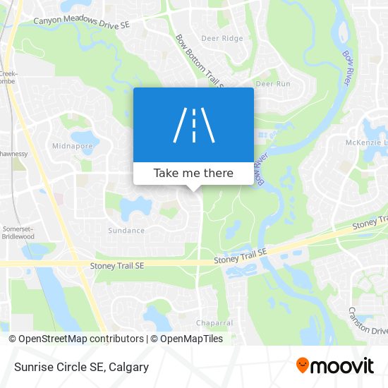 Sunrise Circle SE map