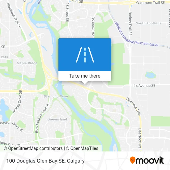 100 Douglas Glen Bay SE map