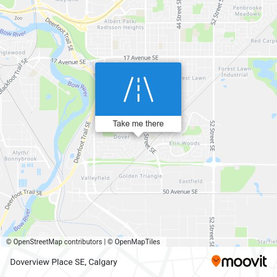 Doverview Place SE map