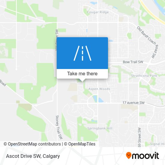 Ascot Drive SW map