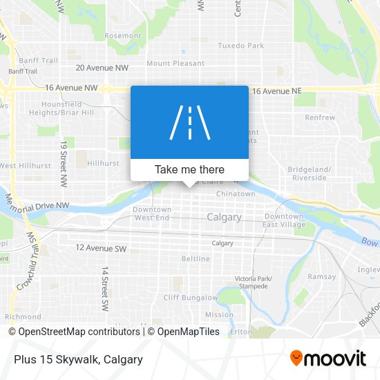 Plus 15 Skywalk plan