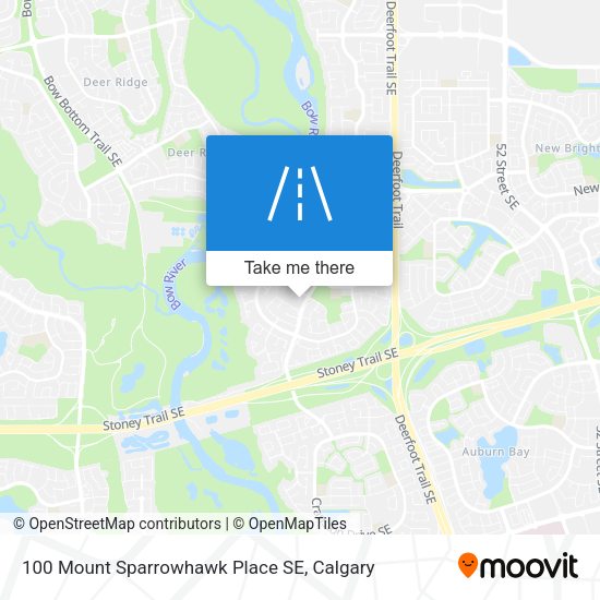100 Mount Sparrowhawk Place SE map