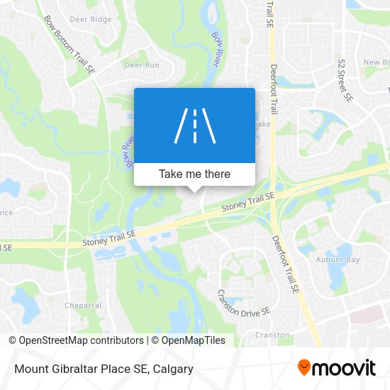 Mount Gibraltar Place SE map
