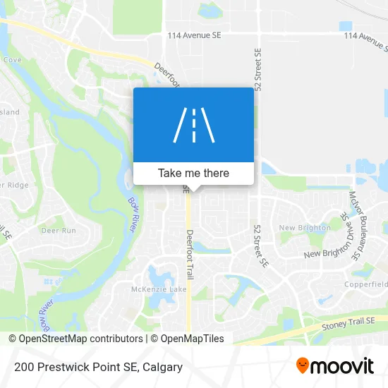 200 Prestwick Point SE map