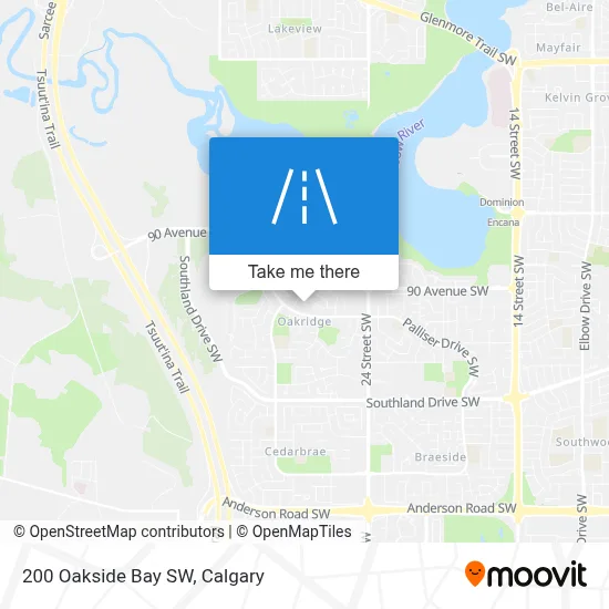 200 Oakside Bay SW map