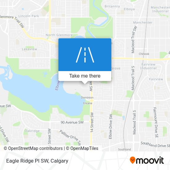 Eagle Ridge Pl SW map