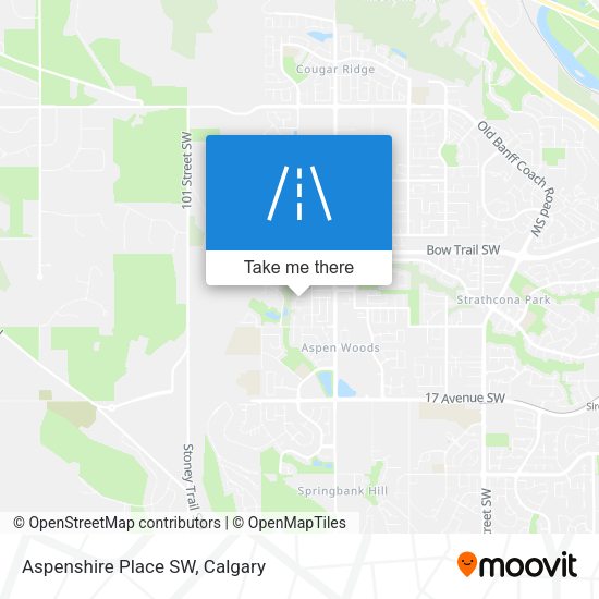 Aspenshire Place SW map