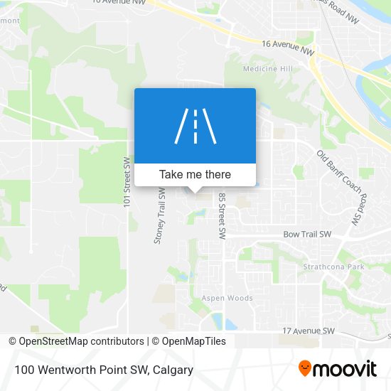 100 Wentworth Point SW map