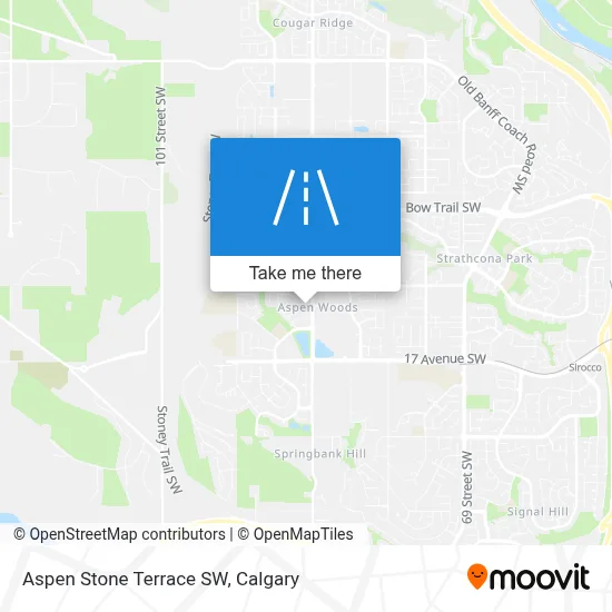 Aspen Stone Terrace SW map