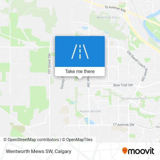 Wentworth Mews SW map