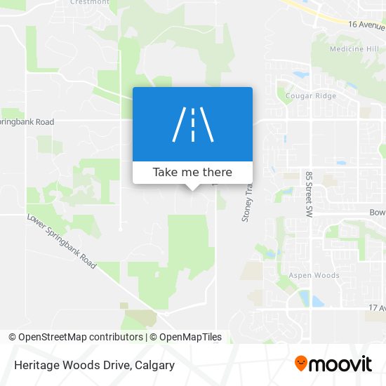 Heritage Woods Drive map