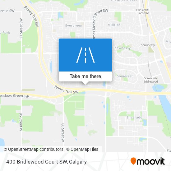 400 Bridlewood Court SW map