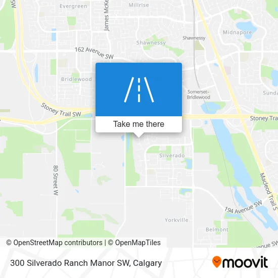 300 Silverado Ranch Manor SW map