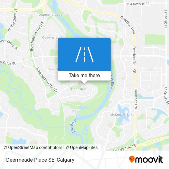 Deermeade Place SE map