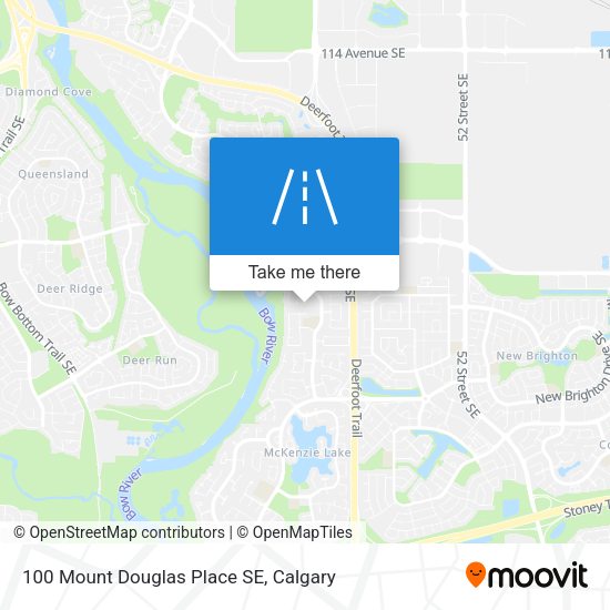 100 Mount Douglas Place SE map