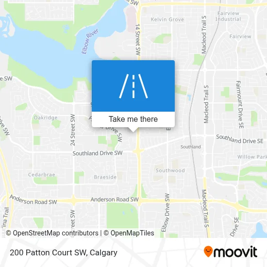 200 Patton Court SW map