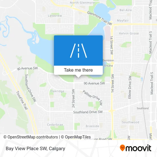 Bay View Place SW map