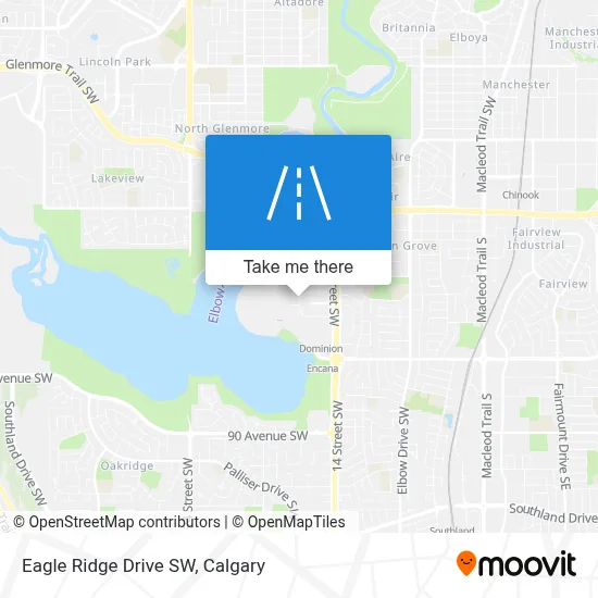 Eagle Ridge Drive SW map