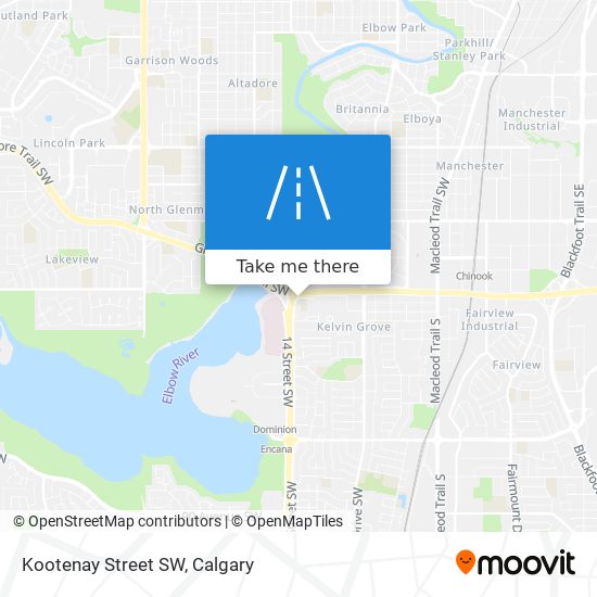 Kootenay Street SW plan