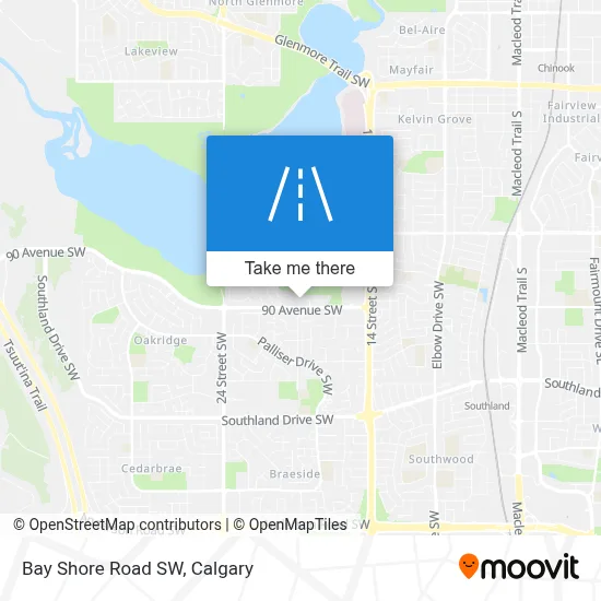 Bay Shore Road SW map