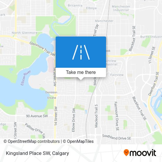 Kingsland Place SW map