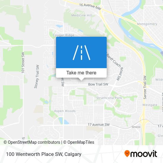 100 Wentworth Place SW map