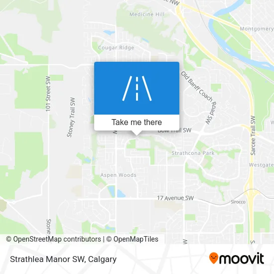 Strathlea Manor SW map