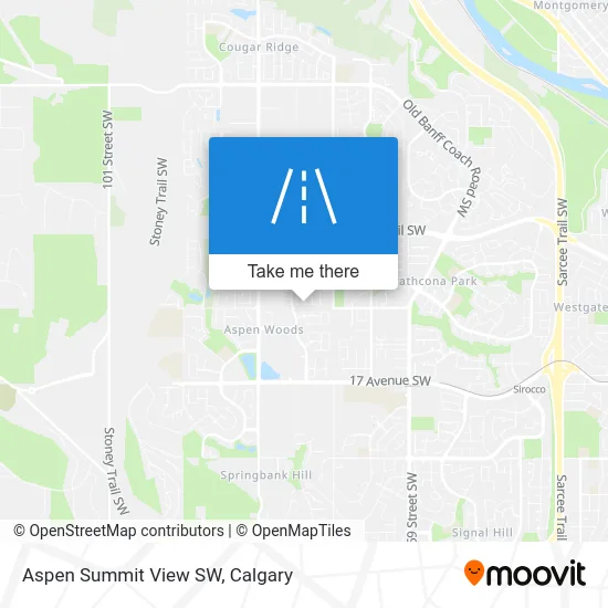 Aspen Summit View SW map