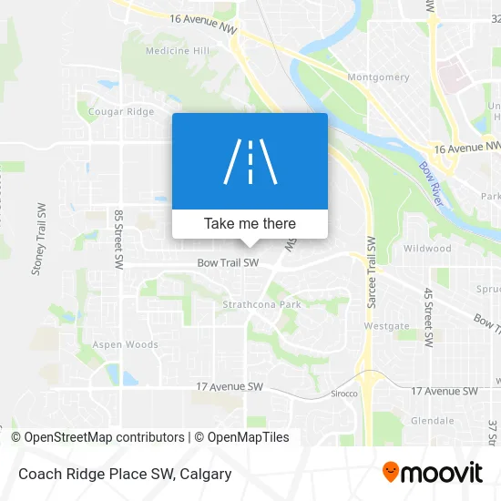 Coach Ridge Place SW map