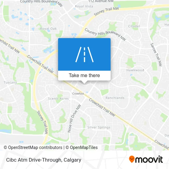 Cibc Atm Drive-Through map