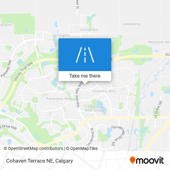 Cohaven Terrace NE map