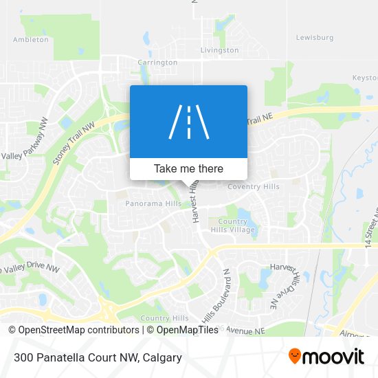 300 Panatella Court NW map